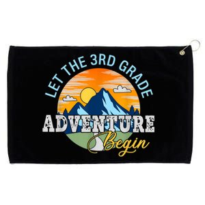 Let The 3rd Grade Adventure Begin 3rd Grade Team Grommeted Golf Towel