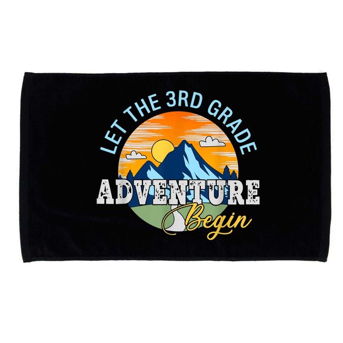 Let The 3rd Grade Adventure Begin 3rd Grade Team Microfiber Hand Towel