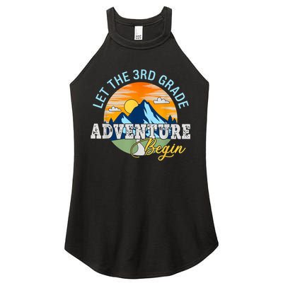 Let The 3rd Grade Adventure Begin 3rd Grade Team Women's Perfect Tri Rocker Tank