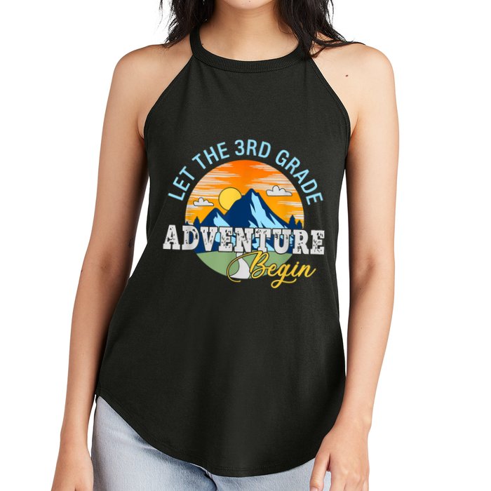 Let The 3rd Grade Adventure Begin 3rd Grade Team Women's Perfect Tri Rocker Tank