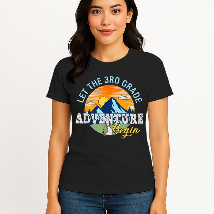 Let The 3rd Grade Adventure Begin 3rd Grade Team Womens T-Shirt