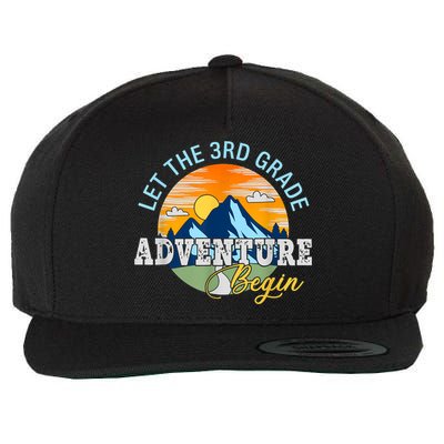 Let The 3rd Grade Adventure Begin 3rd Grade Team Wool Snapback Cap