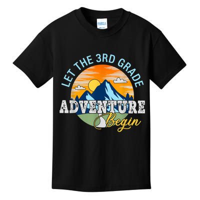 Let The 3rd Grade Adventure Begin 3rd Grade Team Kids T-Shirt