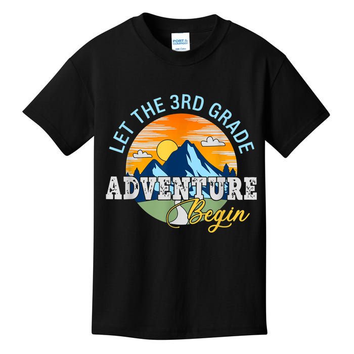 Let The 3rd Grade Adventure Begin 3rd Grade Team Kids T-Shirt