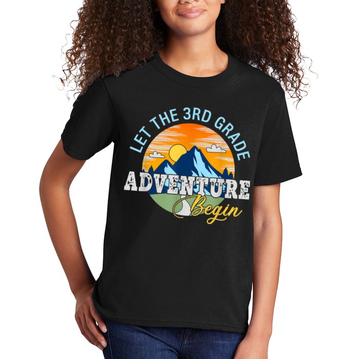 Let The 3rd Grade Adventure Begin 3rd Grade Team Kids T-Shirt