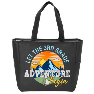 Let The 3rd Grade Adventure Begin 3rd Grade Team Zip Tote Bag