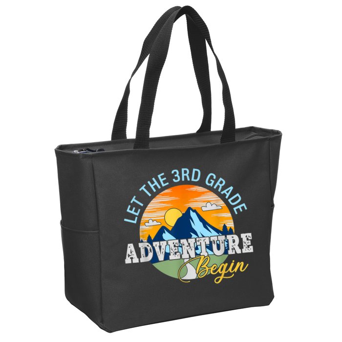 Let The 3rd Grade Adventure Begin 3rd Grade Team Zip Tote Bag
