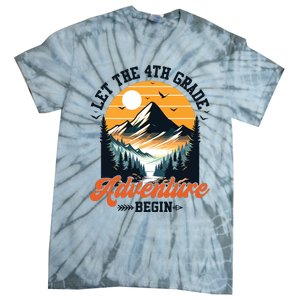 Let The 4th Grade Adventure Begin Back To School Teacher Tie-Dye T-Shirt