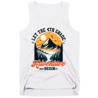 Let The 4th Grade Adventure Begin Back To School Teacher Tank Top