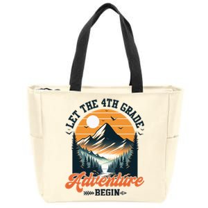 Let The 4th Grade Adventure Begin Back To School Teacher Zip Tote Bag