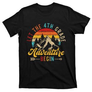 Let The 4th Grade Adventure Begin Back To School Teachers T-Shirt