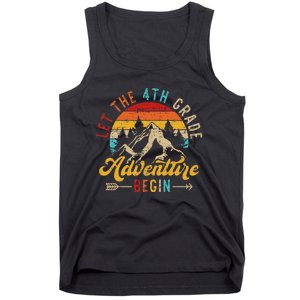 Let The 4th Grade Adventure Begin Back To School Teachers Tank Top