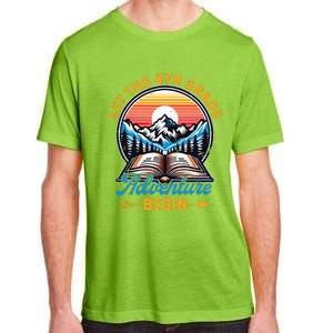 Let The 4th Grade Adventure Begin Teacher Back To School Adult ChromaSoft Performance T-Shirt