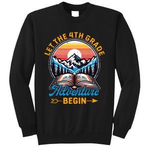 Let The 4th Grade Adventure Begin Teacher Back To School Sweatshirt