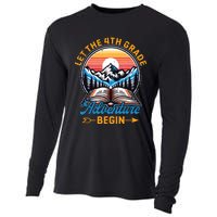 Let The 4th Grade Adventure Begin Teacher Back To School Cooling Performance Long Sleeve Crew