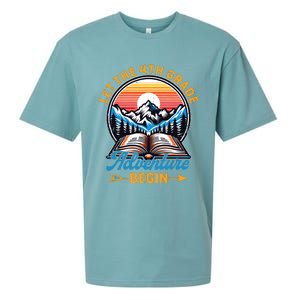 Let The 4th Grade Adventure Begin Teacher Back To School Sueded Cloud Jersey T-Shirt