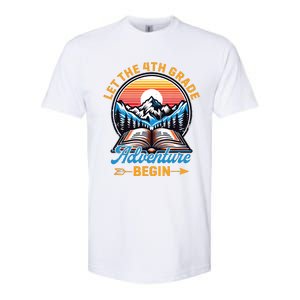 Let The 4th Grade Adventure Begin Teacher Back To School Softstyle CVC T-Shirt