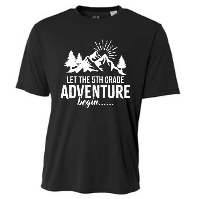 Let The 5th Grade Adventure Begin Back To School Cooling Performance Crew T-Shirt