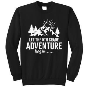 Let The 5th Grade Adventure Begin Back To School Sweatshirt