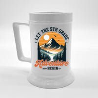 Let The 5th Grade Adventure Begin Back To School Teacher Beer Stein