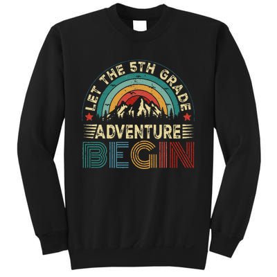 Let The 5th Grade Adventure Begin Teacher Fun Sweatshirt