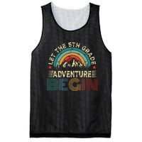 Let The 5th Grade Adventure Begin Teacher Fun Mesh Reversible Basketball Jersey Tank