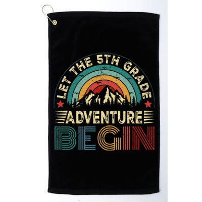 Let The 5th Grade Adventure Begin Teacher Fun Platinum Collection Golf Towel