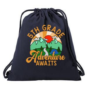 Let The 5th Grade Adventure Begin Teacher Back To School Drawstring Bag