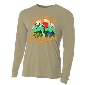 Let The 5th Grade Adventure Begin Teacher Back To School Cooling Performance Long Sleeve Crew