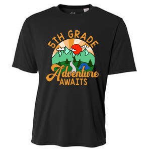 Let The 5th Grade Adventure Begin Teacher Back To School Cooling Performance Crew T-Shirt