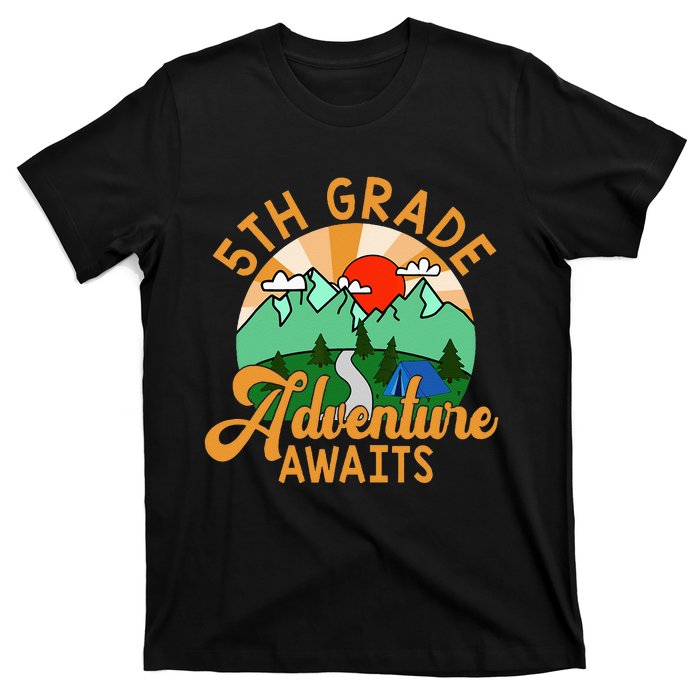 Let The 5th Grade Adventure Begin Teacher Back To School T-Shirt