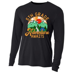 Let The 5th Grade Adventure Begin Teacher Back To School Cooling Performance Long Sleeve Crew