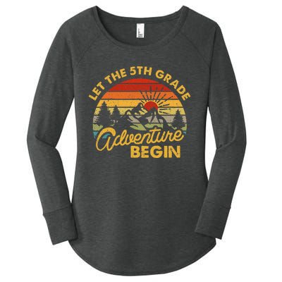 Let the 5th Grade Adventure Begin Fifth Grade Teacher Women's Perfect Tri Tunic Long Sleeve Shirt