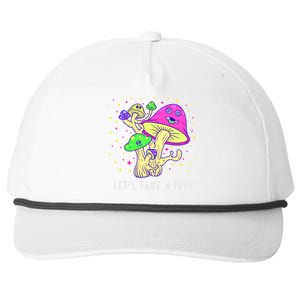 Lets Take A Trip Magic Mushroom Hallucinogen Gift Snapback Five-Panel Rope Hat