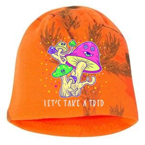 Lets Take A Trip Magic Mushroom Hallucinogen Gift Kati - Camo Knit Beanie