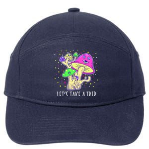 Lets Take A Trip Magic Mushroom Hallucinogen Gift 7-Panel Snapback Hat