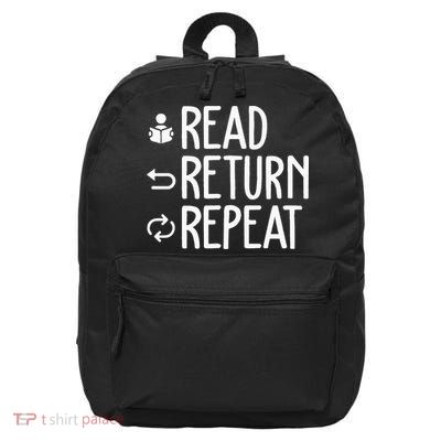 Library Themed Art Librarian Women Library Worker 16 in Basic Backpack