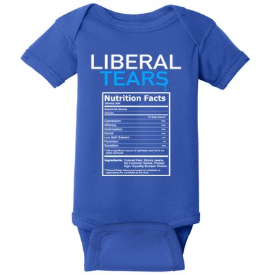 Liberal Tears Anti Liberal Pro Trump Republican Gift Great Gift Baby Bodysuit