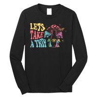 Lets Take A Trip Mushroom Colorful Long Sleeve Shirt