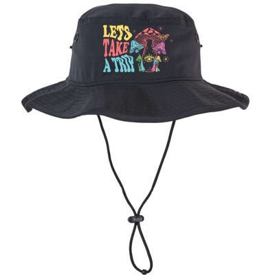 Lets Take A Trip Mushroom Colorful Bucket Hat