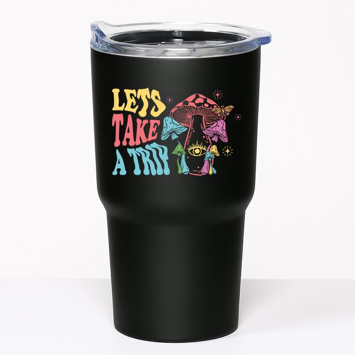 Lets Take A Trip Mushroom Colorful Tumbler