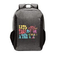 Lets Take A Trip Mushroom Colorful Vector Backpack