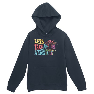 Lets Take A Trip Mushroom Colorful Urban Pullover Hoodie