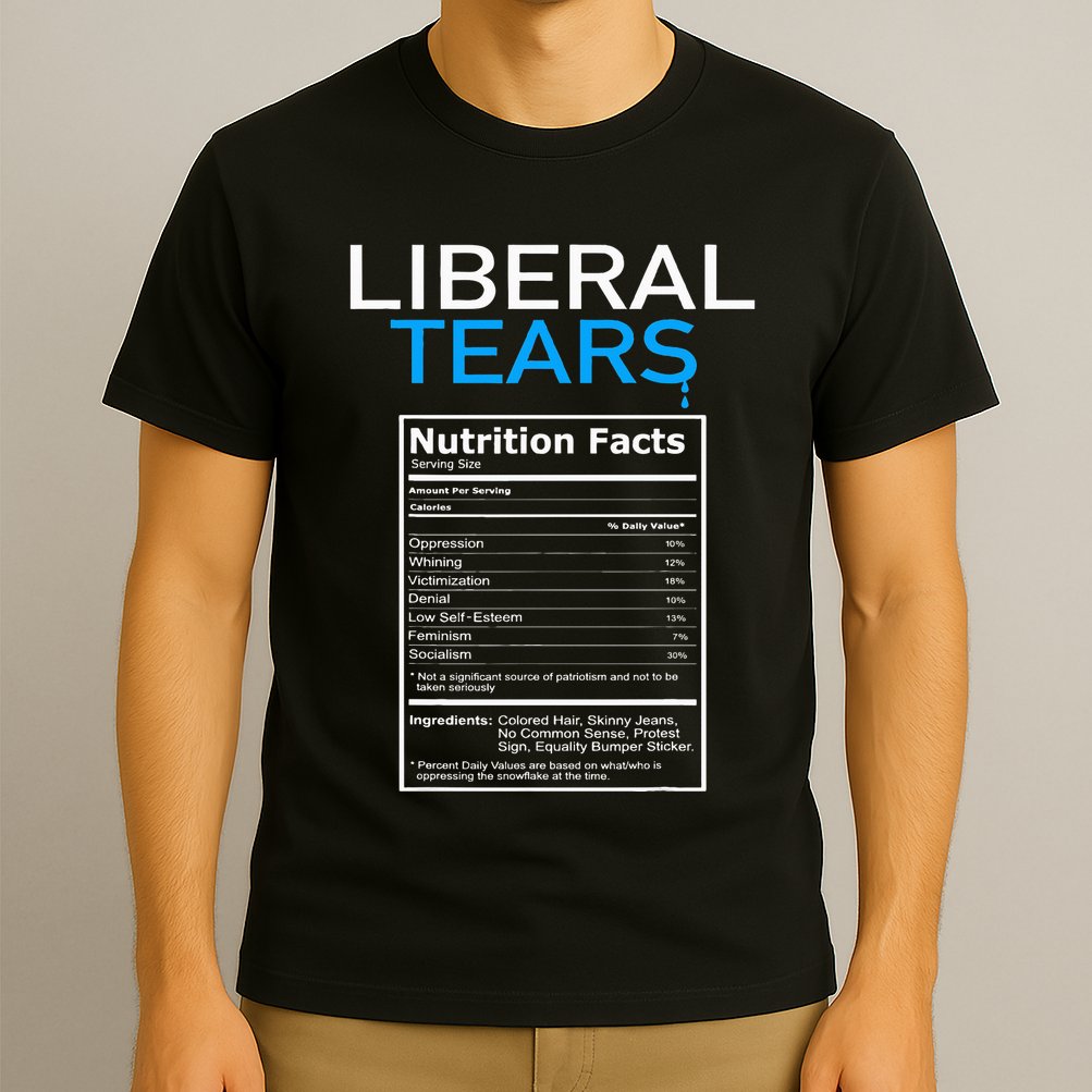 Liberal Tears Anti Liberal Pro Trump Republican Gift T-Shirt