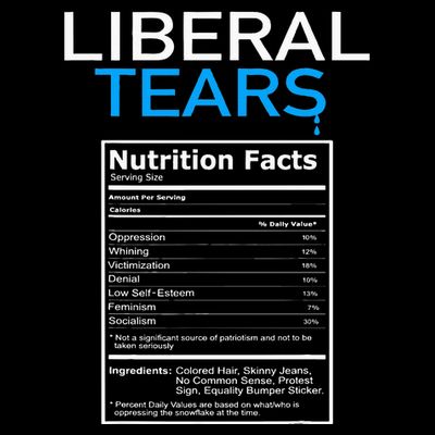 Liberal Tears Anti Liberal Pro Trump Republican Gift T-Shirt