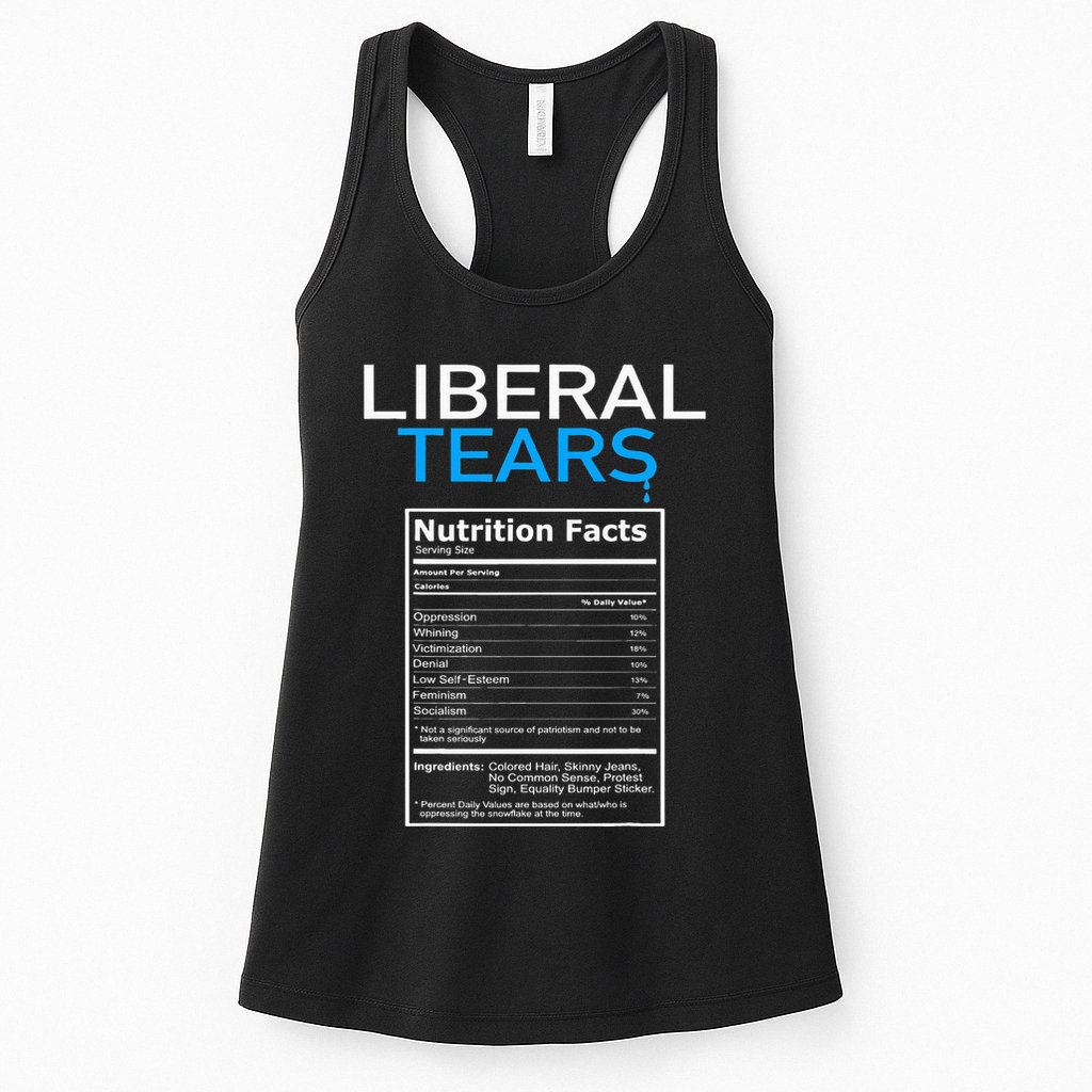 Liberal Tears Anti Liberal Pro Trump Republican Gift Womens Tank Top