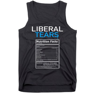 Liberal Tears Anti Liberal Pro Trump Republican Gift Tank Top