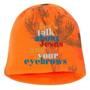 Let's Talk About Jesus and Your Eyebrows  Kati - Camo Knit Beanie