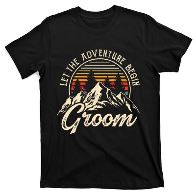 Let The Adventure Begin Groom Honeymoon Couples Matching T-Shirt