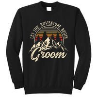 Let The Adventure Begin Groom Honeymoon Couples Matching Tall Sweatshirt